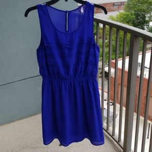 Lush indigo dress